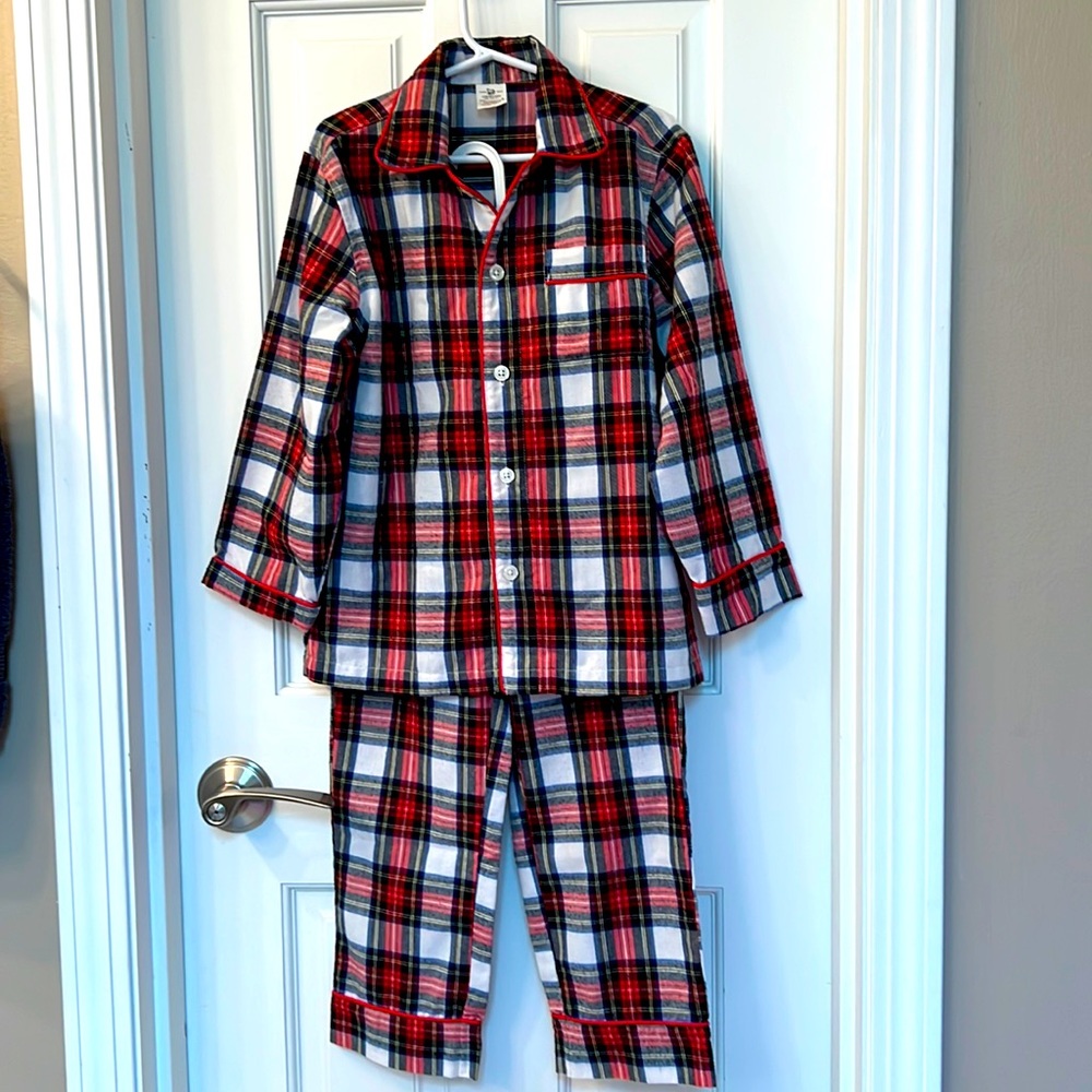 J. Crew Crewcuts kids flannel pajama set size 6